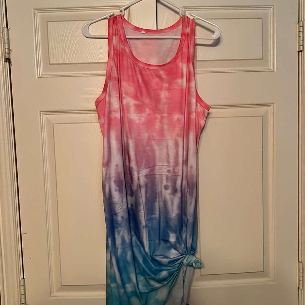 Women’s dress - tie dye - size XL - only worn once